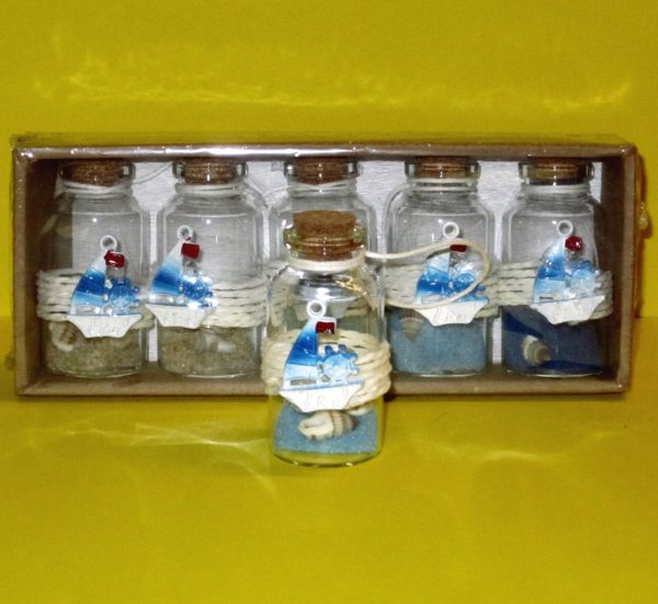 bottigliette barca conchiglia sabbia color - andrea fanciaresi vendita online