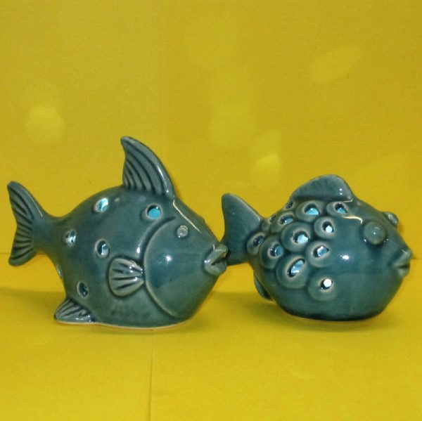 pesce ceramica luce led - andrea fanciaresi vendita online