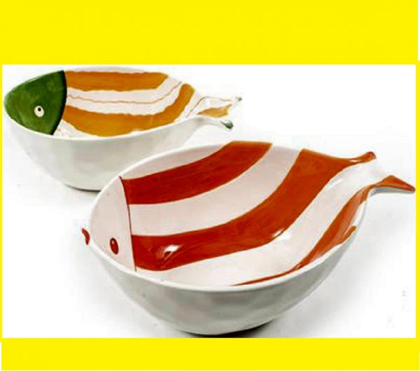 ciotola pesce ceramica - andrea fanciaresi - vendita online