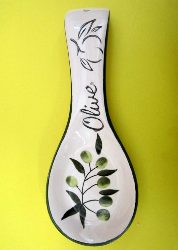 poggiamestolo ceramica olive - andrea fanciaresi - vendita online
