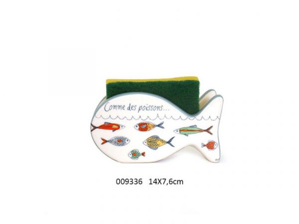 portasalviette ceramica pesce - andrea fanciaresi - vendita online