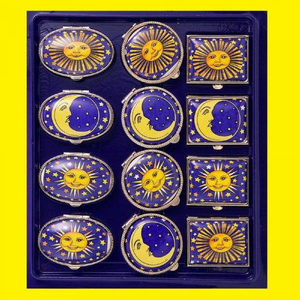 scatolina portapillole sole lune blu - andrea fanciaresi - vendita online