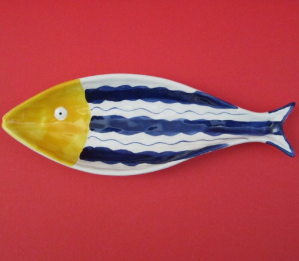 piatto pesce ceramica - andrea fanciaresi - vendita online