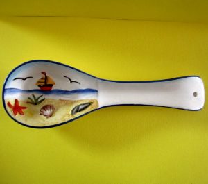 poggiamestolo ceramica stella rossa - andrea fanciaresi vendita online